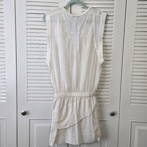 IRO Brady Mini Dress Off White Size 34/Small - Picture 9 of 11